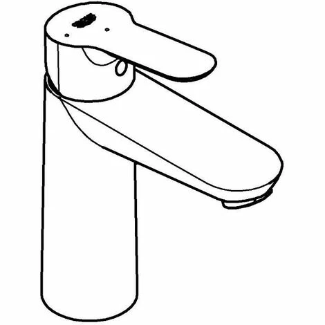 Grohe BauEdge Einhand-Waschtischbatterie, M-Size Mittelstellung kalt, chrom Grohe BauEdge Einhand-Waschtischbatterie, M-Size Mittelstellung Kalt, Chrom -GROHE Geschäft 58605974 4
