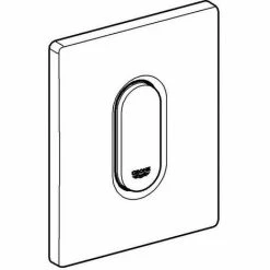 Grohe Arena Cosmopolitan Betätigungsplatte, Alpinweiß -GROHE Geschäft 58606001 3