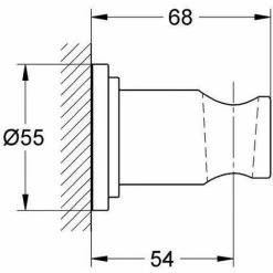 Grohe Sena Handbrausehalter -GROHE Geschäft 58606023 4