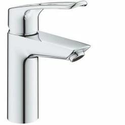 Grohe EH-WT-Batterie Eurosmart 23981_3 M-Size Offener Hebel PO-Ablaufgrt. Chrom 23981003