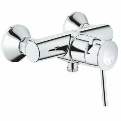 Grohe EH-Wannenbatt. Eurosmart 25243_3 Wandmontage Langer Hebel Chrom 25243003