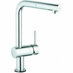 Grohe Spültischarmatur Flair Touch Verchromt Mousseurbrause Armatur Spülarmatur