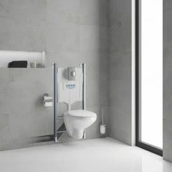 Grohe WC-Vorwand-Element Solido Compact 5-in-1 Set Spülrandlos Tiefspül WC -GROHE Geschäft 59904388 3