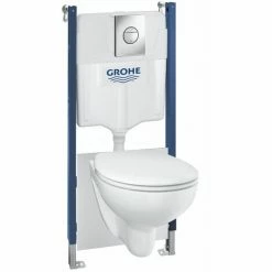 Grohe WC-Vorwand-Element Solido Compact 5-in-1 Set Spülrandlos Tiefspül WC -GROHE Geschäft 59904388 4