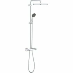 Grohe Vitalio Start System 250 Cube Duschsäule Mit Einhandmischer + Handbrause 2-Strahl (26696000)