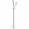 Grohe Rainshower SmartActive Cube 130 Brausestangenset Höhe: 1000 Mm, Moon White -GROHE Geschäft 60301421 1