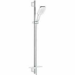 Grohe Rainshower SmartActive Cube 130 Brausestangenset Höhe: 1000 Mm, Moon White