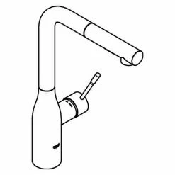 GROHE Einhand-Spültischbatterie 30270BE0 Herausz. Dual-Spülbrause Nickel Poliert Nickel Poliert Herausz. Dual-Spülbrause -GROHE Geschäft 62576815 2