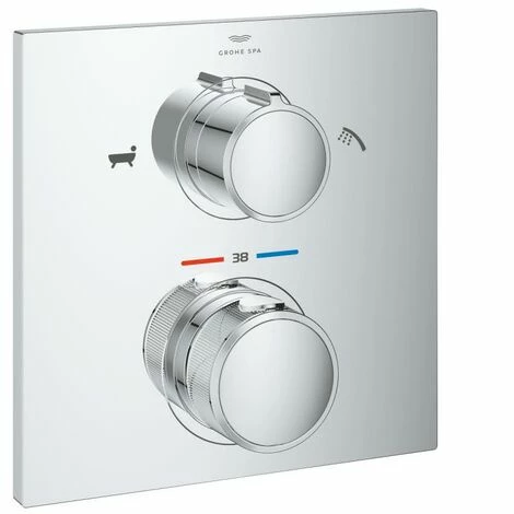 Grohe Thermostatbatterie Allure 19446_2 FMS Für Rapido SmartBox Chrom 19446002 3 Grohe Thermostatbatterie Allure 19446_2 FMS Für Rapido SmartBox Chrom 19446002