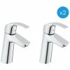 Grohe Eurosmart 2er-Set Einhand-Waschbeckenmischer, Größe M (23324001-DUO) -GROHE Geschäft 64343775 1