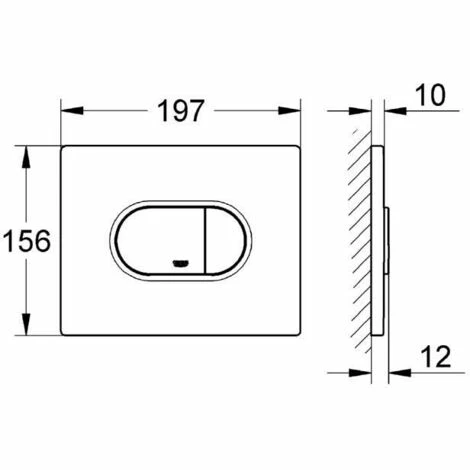 Grohe Arena Cosmopolitan Wc-Abdeckplatte (38858P00) Grohe Arena Cosmopolitan Wc-Abdeckplatte (38858P00) -GROHE Geschäft 65847575 2