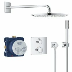 Grohe Grohtherm Duschsystem Unterputz Mit Rainshower Cosmopolitan 310 Chrom (34730000)