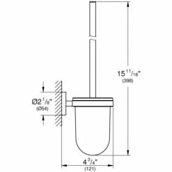 Grohe Essentials Toilettenbürstengarnitur (40374Da1) 3 Grohe Essentials Toilettenbürstengarnitur (40374Da1) -GROHE Geschäft 66401684 2