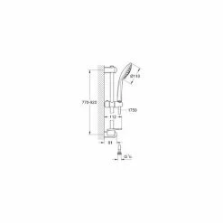 Grohe Euphoria 110 Massage Brausestangenset 3 Strahlarten (27226Al1) -GROHE Geschäft 66411315 2