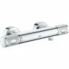 Grohe Grohtherm 1000 Performance | Thermostat-Brausebatterie, S-Anschlüsse - ProGrip Griff Mit Rändelstruktur & Spartaste| Chrom | 34776000 -GROHE Geschäft 67264094 1