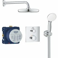 Grohe Tempesta 210 Brauseset Mit UP-Thermostat, Chrom (G-34729000)