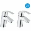 Grohe Eurosmart - 2er Set Einhand-Waschbeckenmischer 1/2 Größe S (32154002-DUO) -GROHE Geschäft 68147234 1