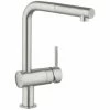Grohe Minta Einhebel-Spültischmischer Mit SuperSteel Brause (G-32168dc0)
