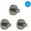 Grohe Essentials 3er-Set Wandhaken, Hard Graphite Gebürstet (40364AL1-TrioEssential) -GROHE Geschäft 68147274 1