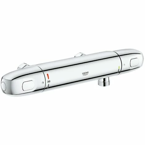 GROHE Grotherm 1000 - New Thermostat- Brausebatterie, DN 12, (wassersparend, für die Wandmontage, Sicherheitssperre bei 38°C), chrom, 34147003 GROHE Grotherm 1000 - New Thermostat- Brausebatterie, DN 12, (wassersparend, Für Die Wandmontage, Sicherheitssperre Bei 38°C), Chrom, 34147003 -GROHE Geschäft 68271611 1