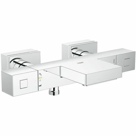 Grohe Wannen-/Duschset Grohtherm Cube Thermostat + Euphoria 1-strahlige Handbrause mit Wandhalterung (34497000-CUBESTICK) Grohe Wannen-/Duschset Grohtherm Cube Thermostat + Euphoria 1-strahlige Handbrause Mit Wandhalterung (34497000-CUBESTICK) -GROHE Geschäft 68579868 2