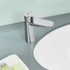 Grohe 2er-Set Waschbeckenmischer Gr. M Mit Zuglaschen Und Ablaufgarnitur, DN 15 (M2-DUO Mischer) -GROHE Geschäft 68774975 3