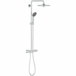 Grohe Vitalio Joy System 260 Duschsystem Mit Thermostatbatterie Für Die Wandmontage (26403001)