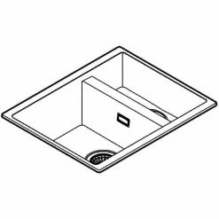 Grohe K500 Kompositspüle, 555x460mm, Drehbar, Granit Schwarz -GROHE Geschäft 68963856 3