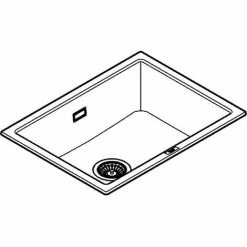 Grohe K700U Kompositspüle, 610x460mm Granit Grau 8 Grohe K700U Kompositspüle, 610x460mm Granit Grau -GROHE Geschäft 68963857 3