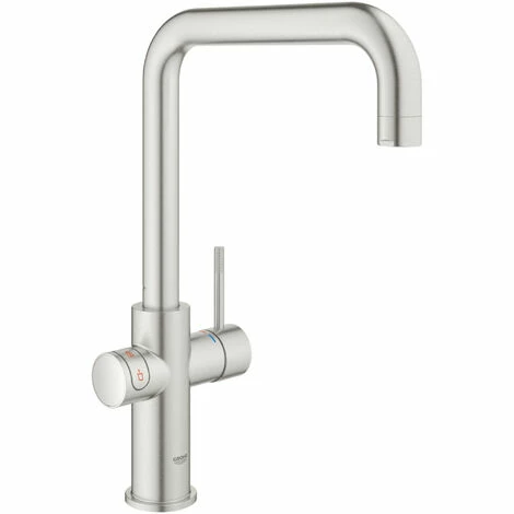 Grohe Red Kochendwasserhahn mit U-Auslauf und Kombikessel Supersteel Grohe Red Kochendwasserhahn Mit U-Auslauf Und Kombikessel Supersteel -GROHE Geschäft 69466483 3
