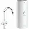 Grohe Red Kochendwasserhahn Mit C-Auslauf Und Kombikessel Chrom -GROHE Geschäft 69466496 1