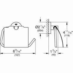 Grohe Essentials Wc-Papierhalter (40367Gn1) -GROHE Geschäft 69595112 2