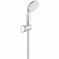 Grohe Brauseset Bauedge Mixer + Tempesta 100 2-strahlige Handbrause Mit Wandhalterung, Chrom (MixigeurD1-Tempesta3) -GROHE Geschäft 69824102 3