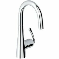 GROHE Zedra Waschbecken Mitigator Mit Extrahierbarem Chrom Laminar Dusche