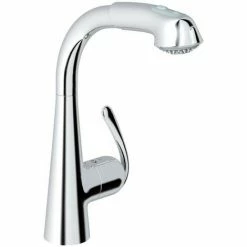 GROHE Zedra Waschbecken Mitigator Mit Extrahierbarem Dusch Dual Chrom