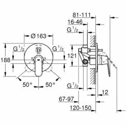Grohe Eurosmart Cosmopolitan Einhebelmischer Brause, Chrom (32879000) -GROHE Geschäft 71250759 4