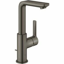 Grohe Lineare Wastafelmengkraan Hard Graphite Geborsteld