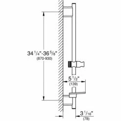 Grohe Rainshower Smartactive Glijstang 90 Cm Supersteel -GROHE Geschäft 71358779 3