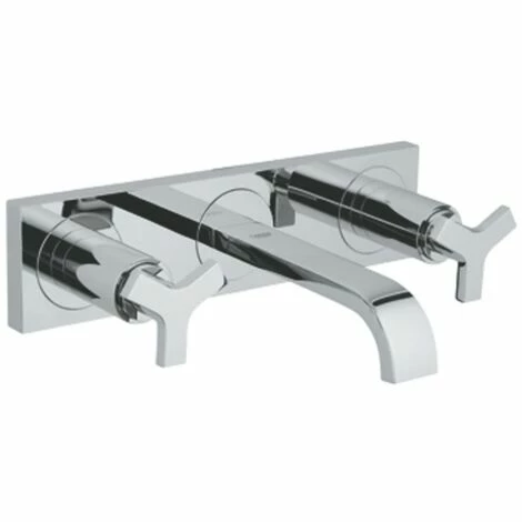 GROHE Allure | 3-Loch Waschtischbatterie für Wandmontage - 172mm Ausladung | chrom | 20190000 GROHE Allure | 3-Loch Waschtischbatterie Für Wandmontage - 172mm Ausladung | Chrom | 20190000 -GROHE Geschäft 71383891 1
