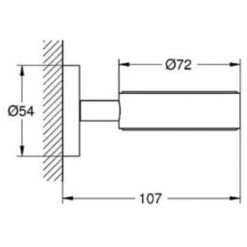 Grohe Essentials Houder Voor Glas/zeepschaal Hard Graphite Geborsteld -GROHE Geschäft 71385678 3