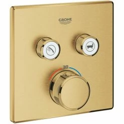 Grohe Grohtherm Smartcontrol Douche Opbouwdeel Vierkant 15,8x4,3x15,8 Cm Cool Sunrise Geborsteld