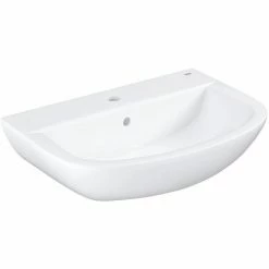 Grohe Set Alles In 1: Hängewaschbecken 60 Cm + Einhebelmischer + Siphon + Eckventil (LAVABOMITIGEURGROHE) -GROHE Geschäft 71699469 4