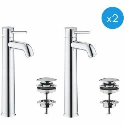 Grohe Start Classic 2er-Set Einhand-Waschbeckenmischer Größe XL (23784000-DUO)