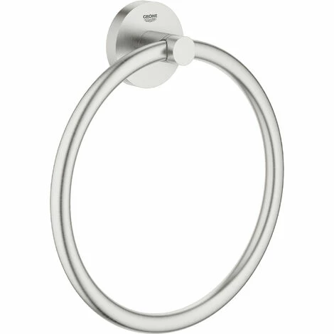 Grohe Essentials Handdoekring Supersteel Grohe Essentials Handdoekring Supersteel -GROHE Geschäft 72005231 1